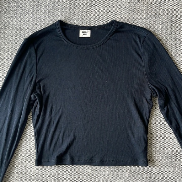 Sunday Best Tops - Sunday Best Cropped Longsleeve